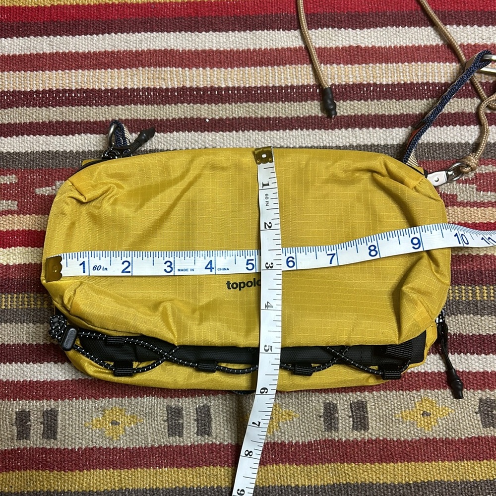 Topologie Yellow Crossbody Bag - Lightweight Everyday Carry - Picture 6 of 6